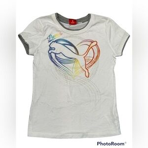 Puma Sparkly Rainbow Puma T Shirt